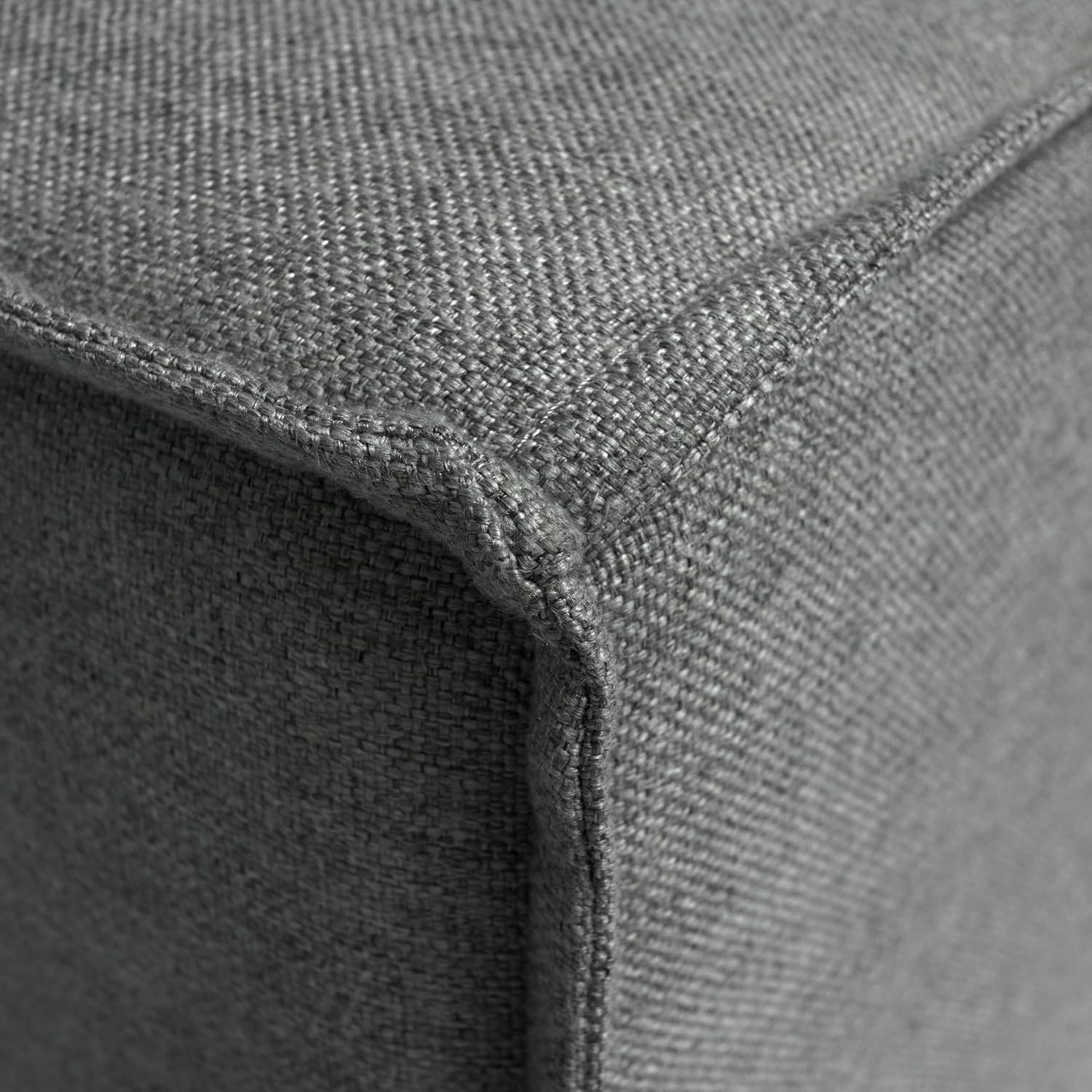 Flash Furniture Bridgetown Fabric Middle Chair Module for Sectional Sofa, Customizable Modular Couch Armless Middle Seat, Dark Gray