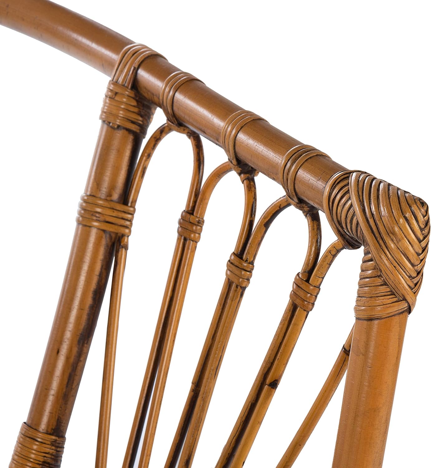 Safavieh Home Adriana Coastal Honey Brown Wash Rattan (Set of 2) Accent Chair (ACH6505C-SET2)