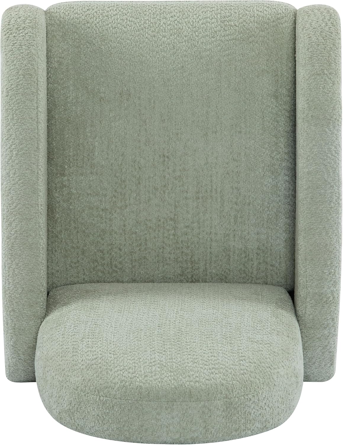 Christopher Knight Home Sidney Boucle Fabric Upholstered 360° Swivel Chair, Push-Back Recliner, Solid Wood Glider Recliner with Rotation, Living Room Lounge Chair, Adjustable Backrest, Greyish Green