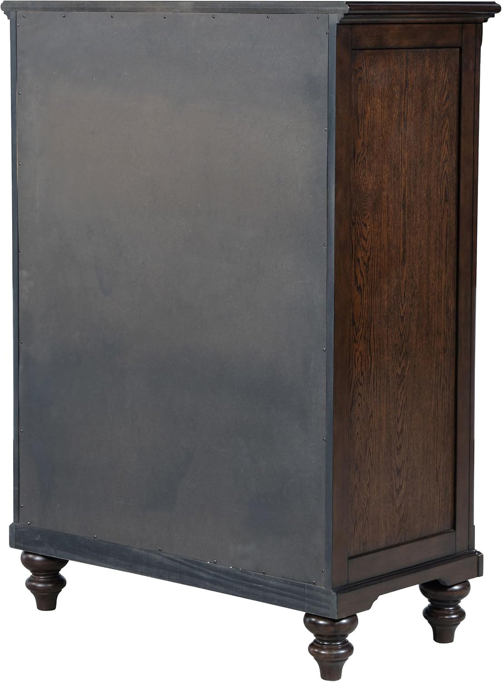 Coaster Home Furnishings Andover Traditional Wood 5-Drawer Bedroom Chest of Drawers Chiffonier Clothing Storage Cabinet Bedroom Armoire Tall Dresser Organizer Unit Dark Oak 223635