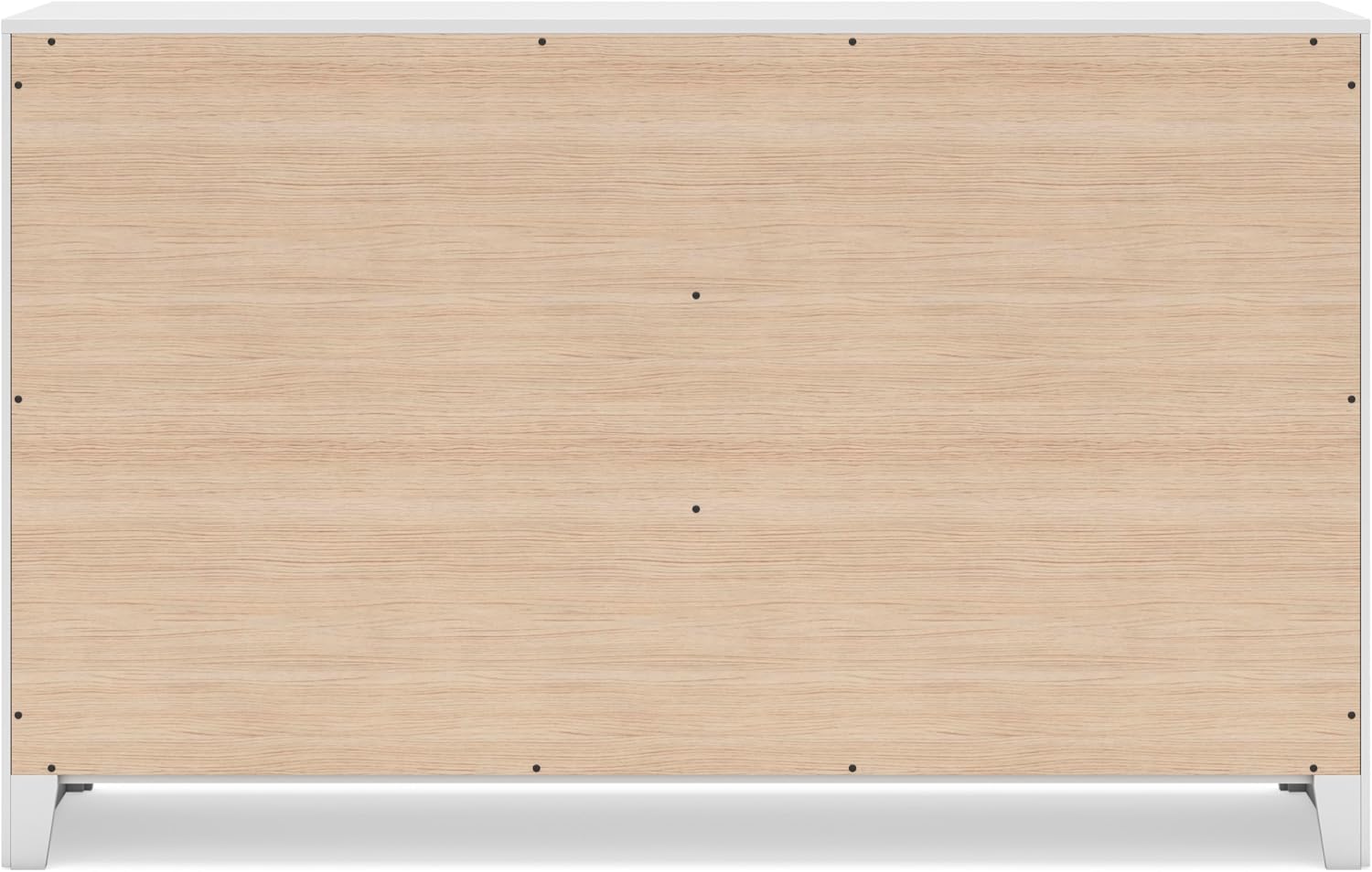 Signature Design by Ashley Binterglen Casual Coastal Six-Drawer Dresser with Dovetail Construction for Bedroom, White Finish, 57.13' W x 16.38' D x 35.5' H