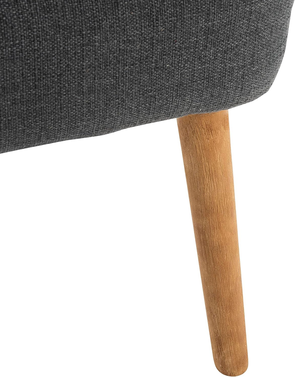 SAFAVIEH Home Collection Delfino Dark Grey/Natural Accent Chair