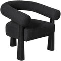 Tov Furniture Spara Black Performance Boucle Accent Chair (Black)