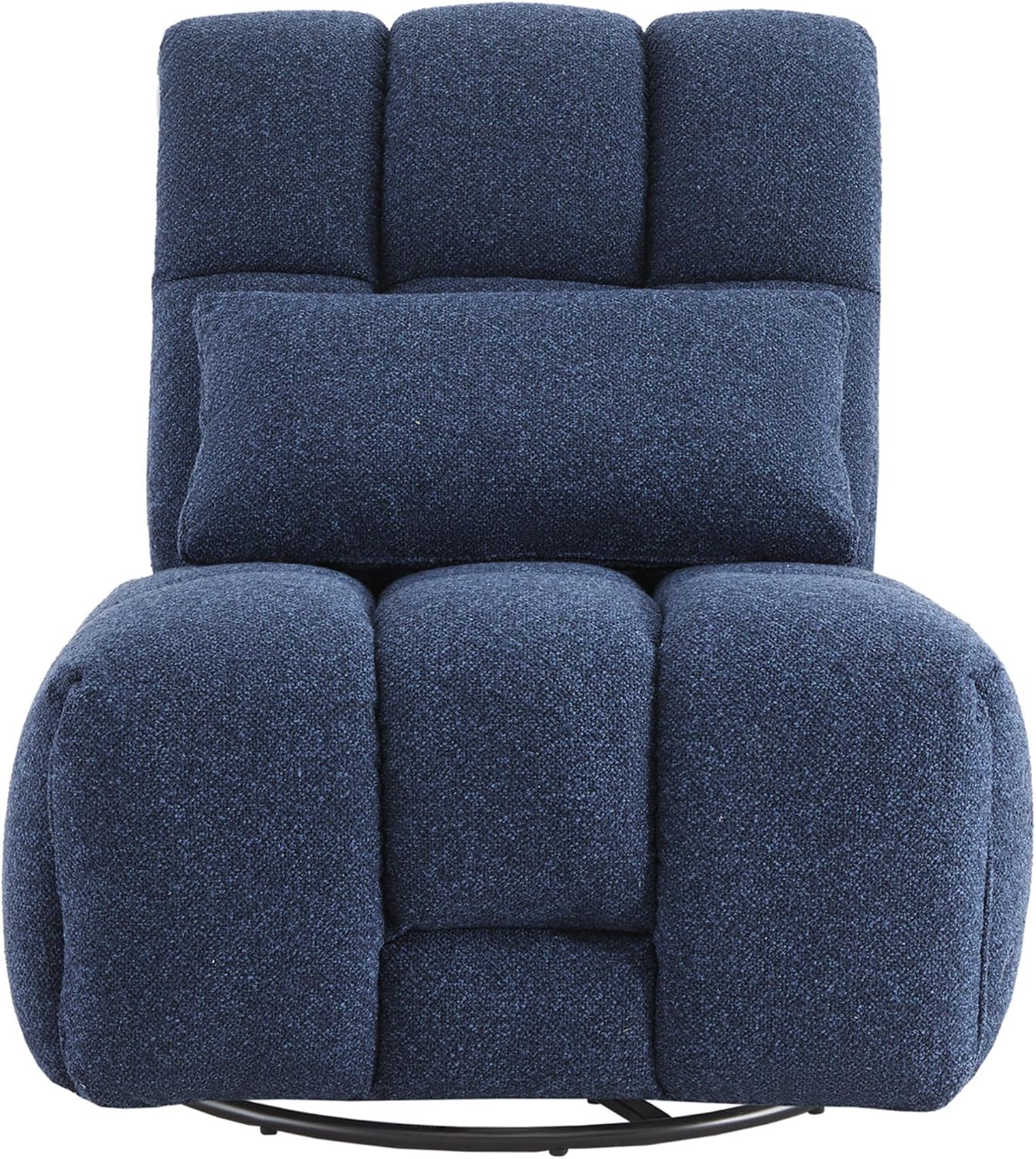 Watson & Whitely Oversized Power Recliner Chair for Adults, Swivel Rocker Recliner Chair with Lumbar Support, Ultra-Comfy Glider Recliner for Living Room Theater Seating Single Sofa, Navy
