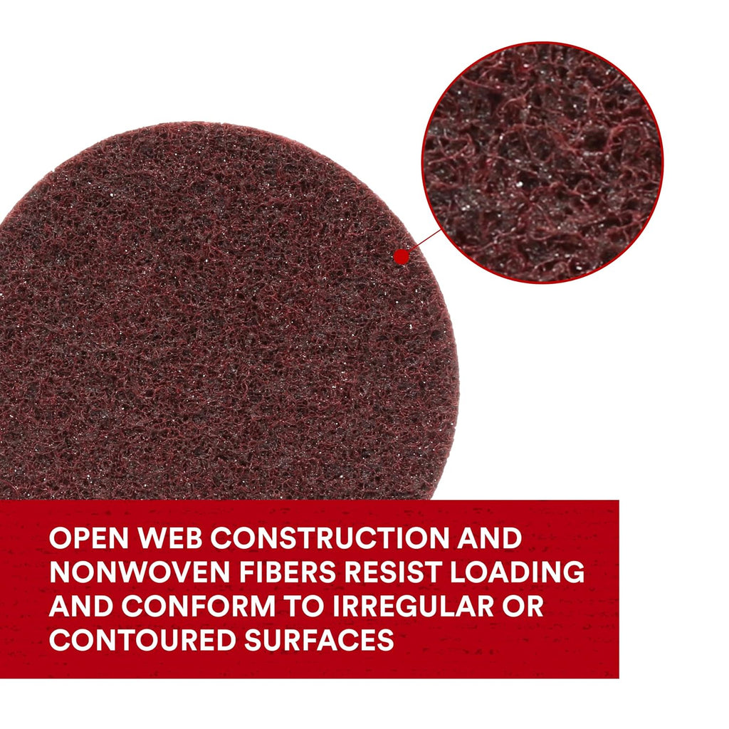 Scotch-Brite Surface Conditioning Disc, 5 in x NH A MED, 50 per case