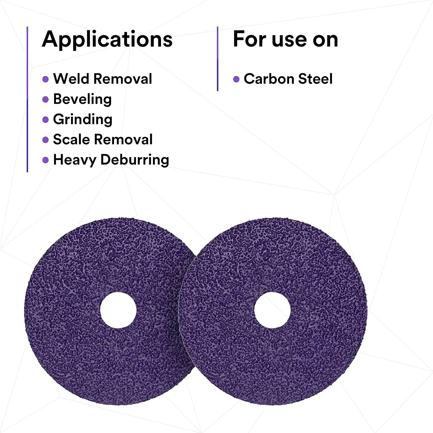 3M Cubitron II Fibre Disc 982CX Pro, 36+, 4 in x 5/8 in, Die 400FF, Pack of 25, Improved Productivity, Longer Cut Rates, Designed for Heavy Metal Removal, Excels in Carbon Steel Applications