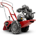 EARTHQUAKE Victory Rear Tine Tiller, Powerful 209cc 4-Cycle Viper Engine, Rugged Bronze Gear Transmission, Counter-Rotating Tines, Instant Reverse, Pneumatic Wheels, Model: 39381, Red/Black