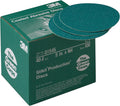 3M Green Corps Hookit Sanding Discs, 01545, No Hole, 5 in, 40+ Grade, Pack of 100 Production Discs, for Coating Removal, Metal Surfaces, Auto Sanding