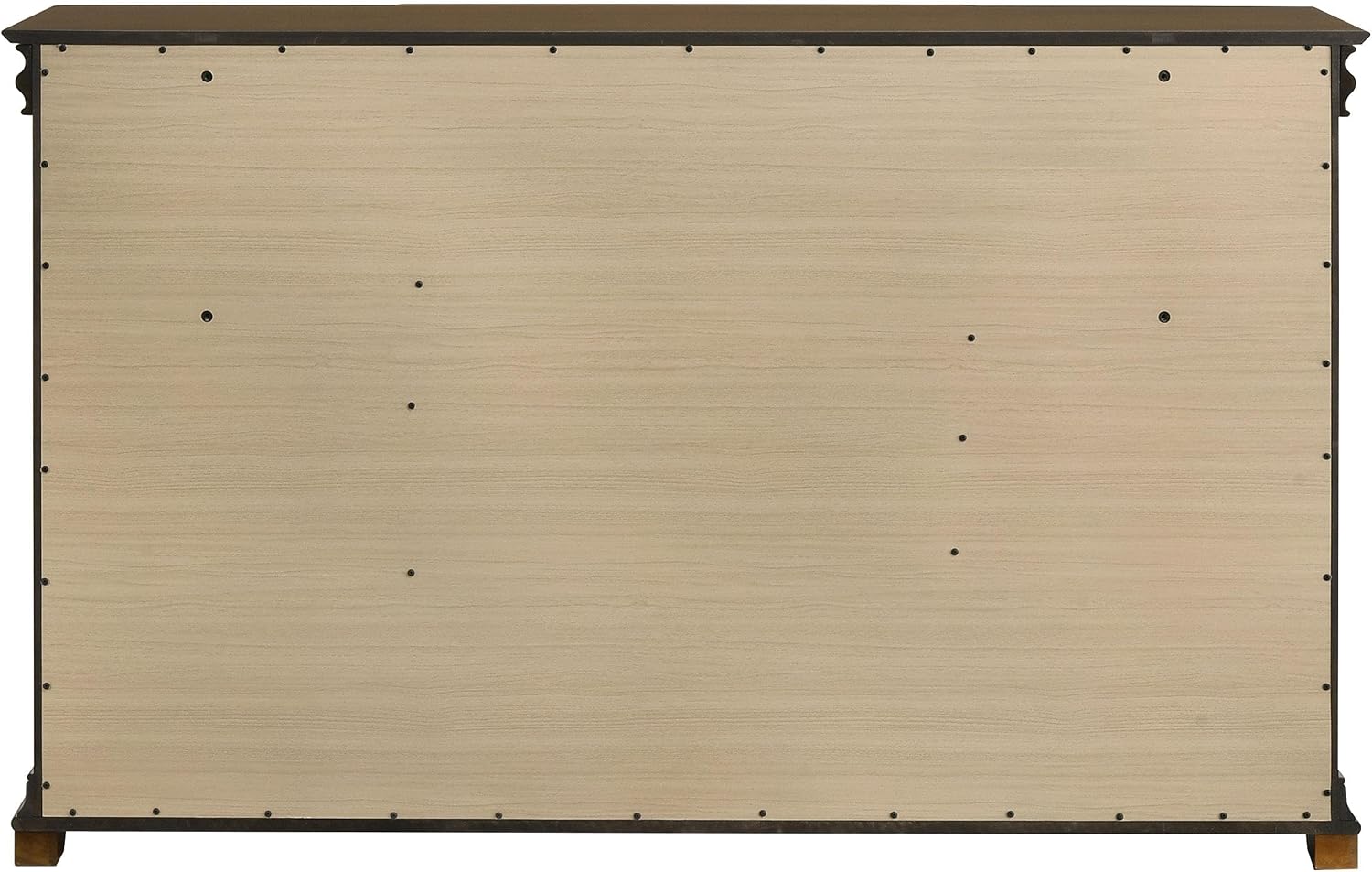 Coaster Home Furnishings - Garland - Wood - 11-Drawer Bedroom Dresser Cabinet with Two Hidden Drawers, Cedar-Lined Bottom Drawers and Traditional Style - Bedroom - Brown Cherry - 205303