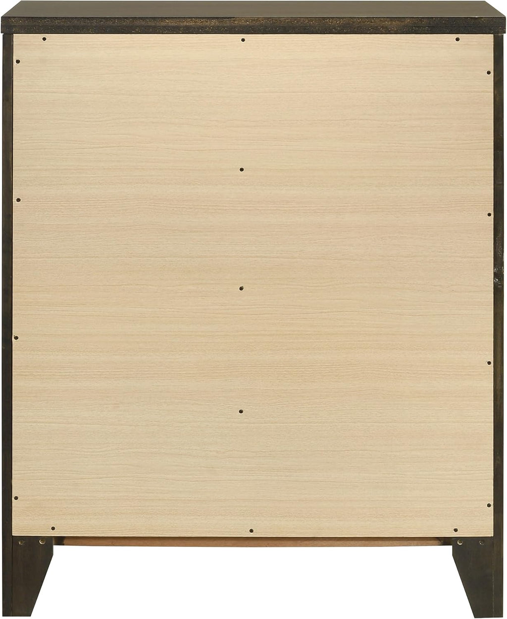 Coaster Home Furnishings - Wilkes - Wood - 4-Drawer Chest with Brushed Nickel Hardware, Center Metal Glides and Tapered Legs - Transitional - Bedroom - Dark Cocoa - 224425