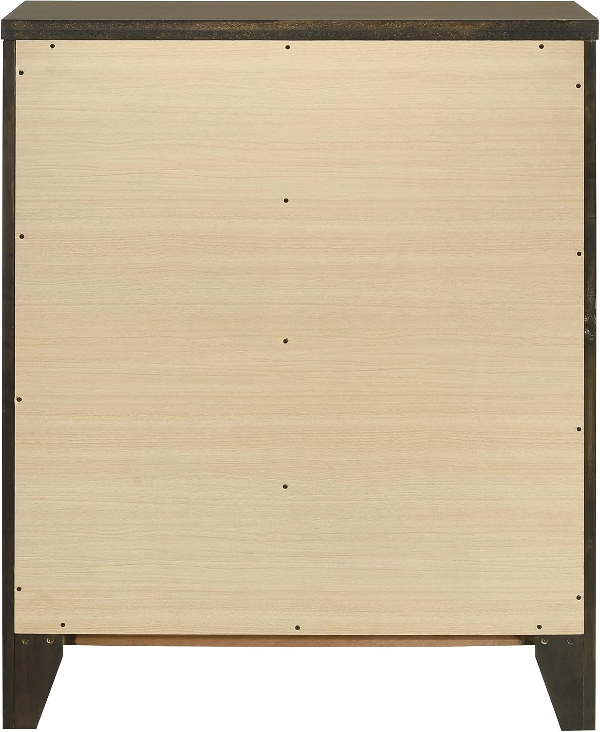 Coaster Home Furnishings - Wilkes - Wood - 4-Drawer Chest with Brushed Nickel Hardware, Center Metal Glides and Tapered Legs - Transitional - Bedroom - Dark Cocoa - 224425