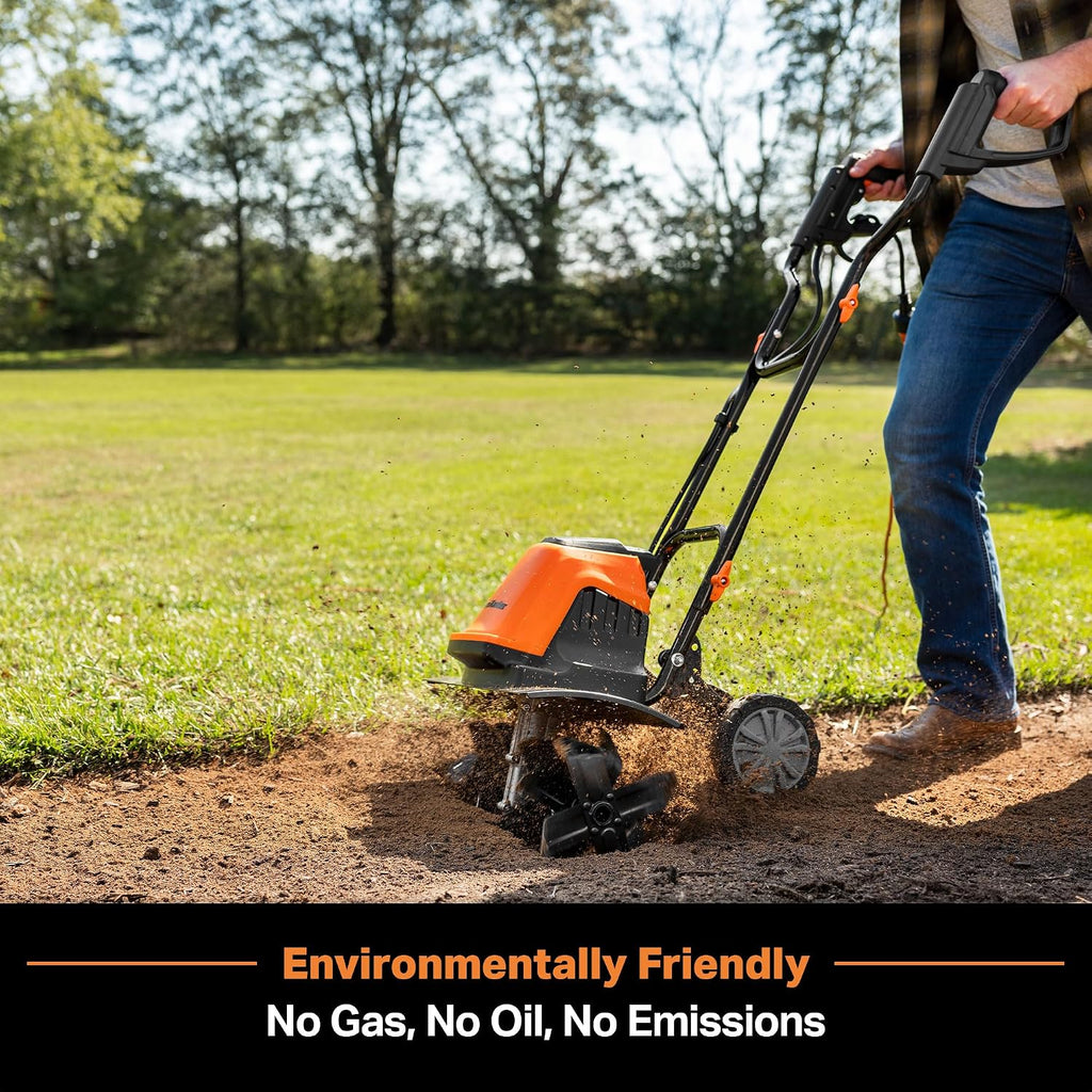 LawnMaster 13.5 Amp 18' Electric Tiller – TE1318M