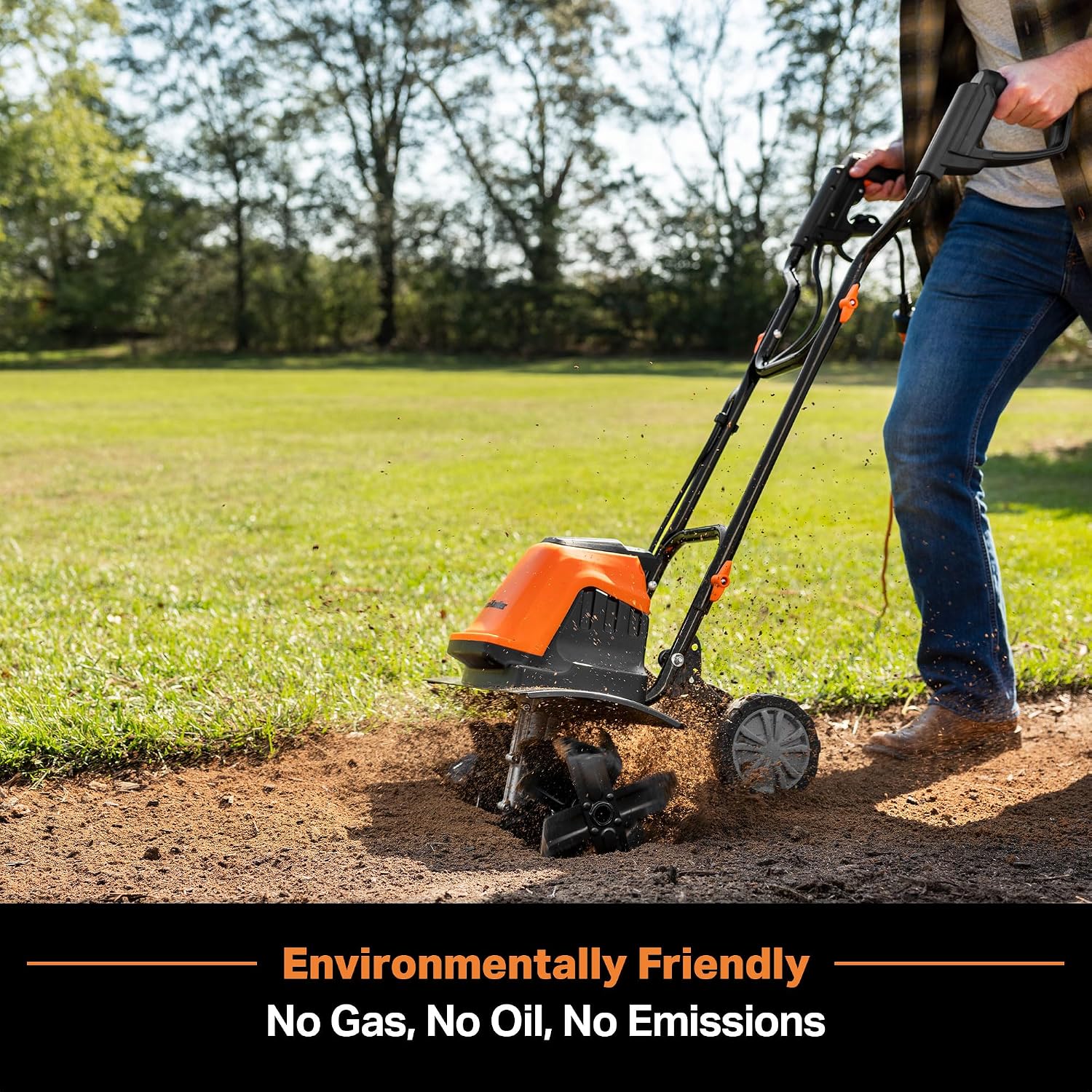 LawnMaster 13.5 Amp 18' Electric Tiller – TE1318M