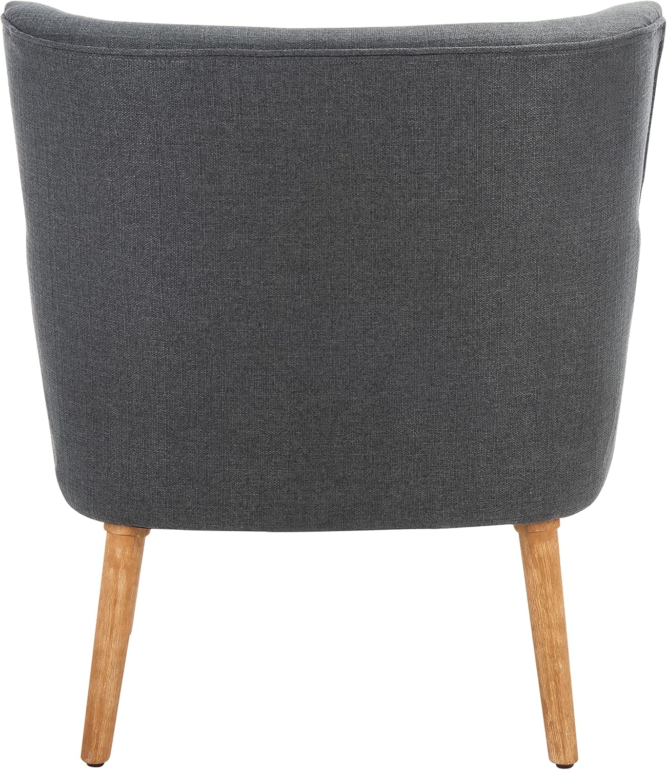 SAFAVIEH Home Collection Delfino Dark Grey/Natural Accent Chair