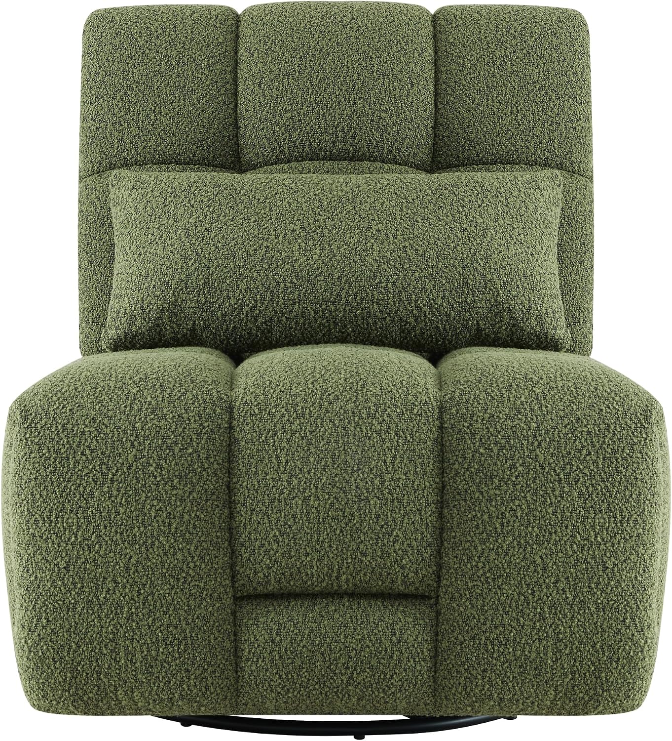 Watson & Whitely Oversized Power Recliner Chair for Adults, Swivel Rocker Recliner Chair with Lumbar Support, Ultra-Comfy Glider Recliner for Living Room Theater Seating Single Sofa, Olive