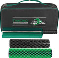 Ski Snowboard Roto Brush Kit with Quick-Change Axle 2 Professional Brushes: Horsehair, Nylon for Waxing (290mm Length)