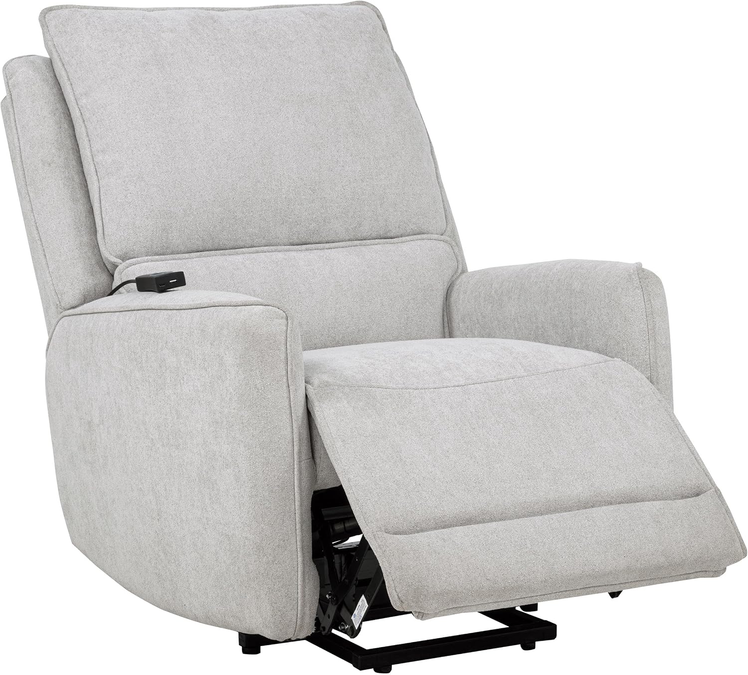 Coaster Home Furnishings - Sylmar - Dual Power Lift Recliner Chair with Adjustable Headrest, Wired Remote, Two USB Ports and Chenille Upholstery - Living Room - Dove Grey - 610524PP