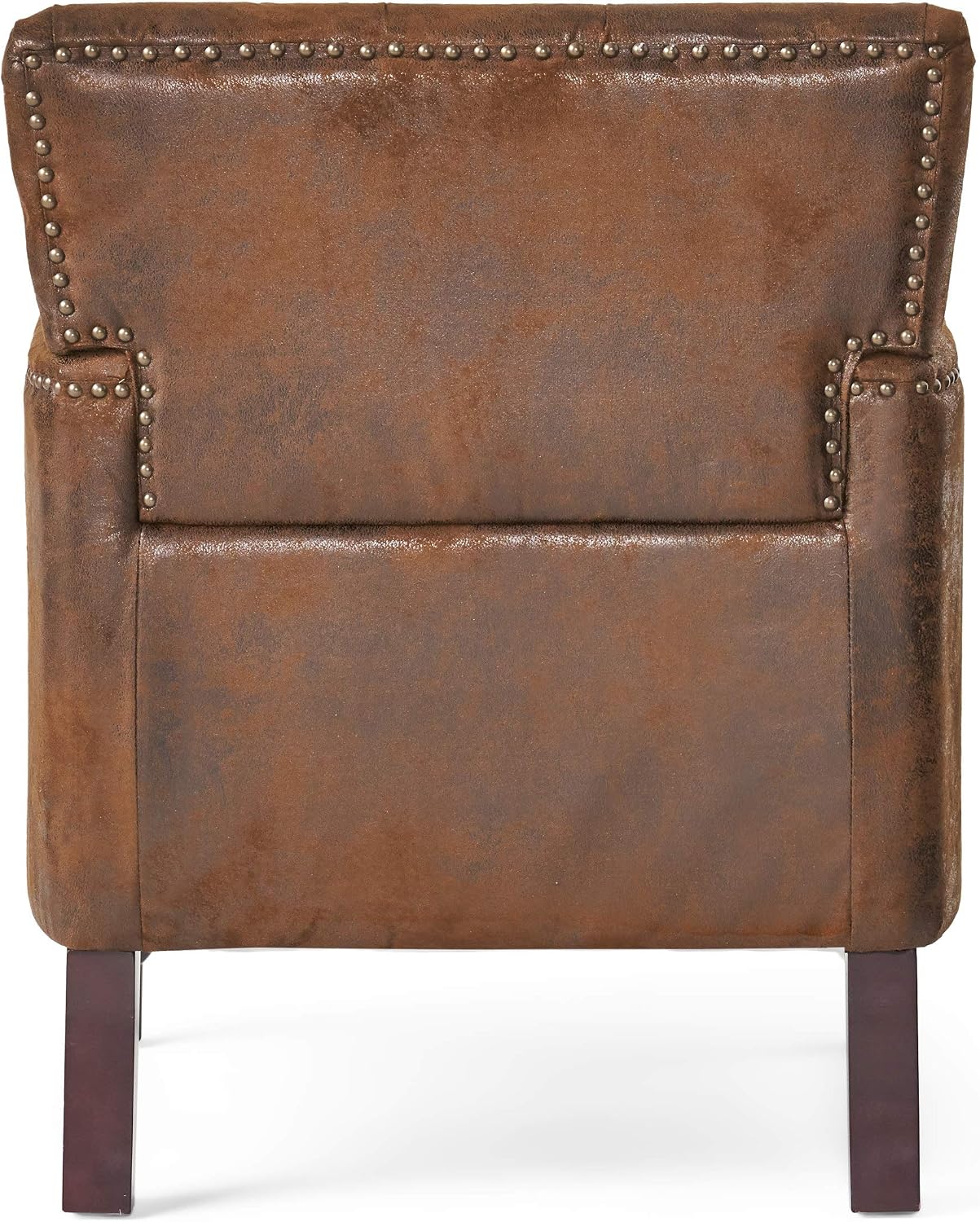 Christopher Knight Home Malone Tufted Club Chair, Brown 28D x 29.5W x 33.5H Inch