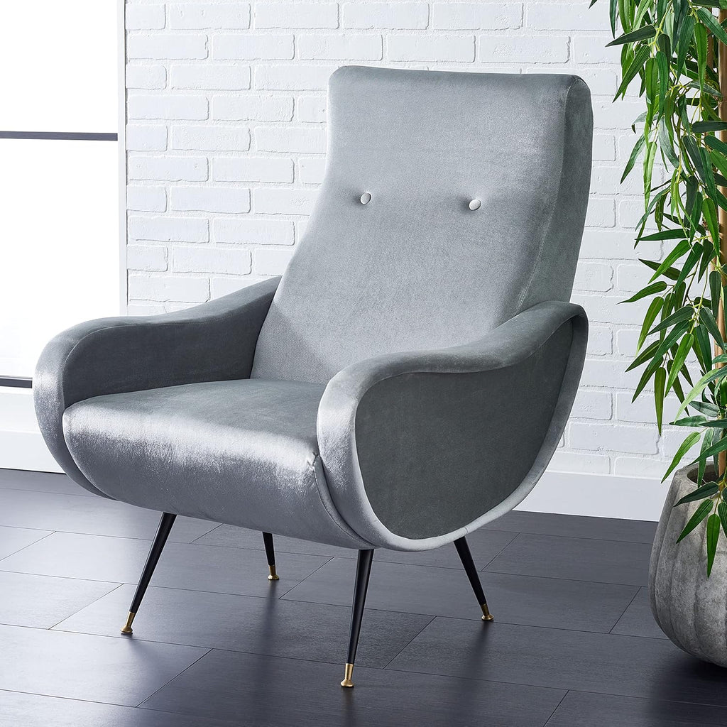 Safavieh Accent Chair, Normal, Light Grey