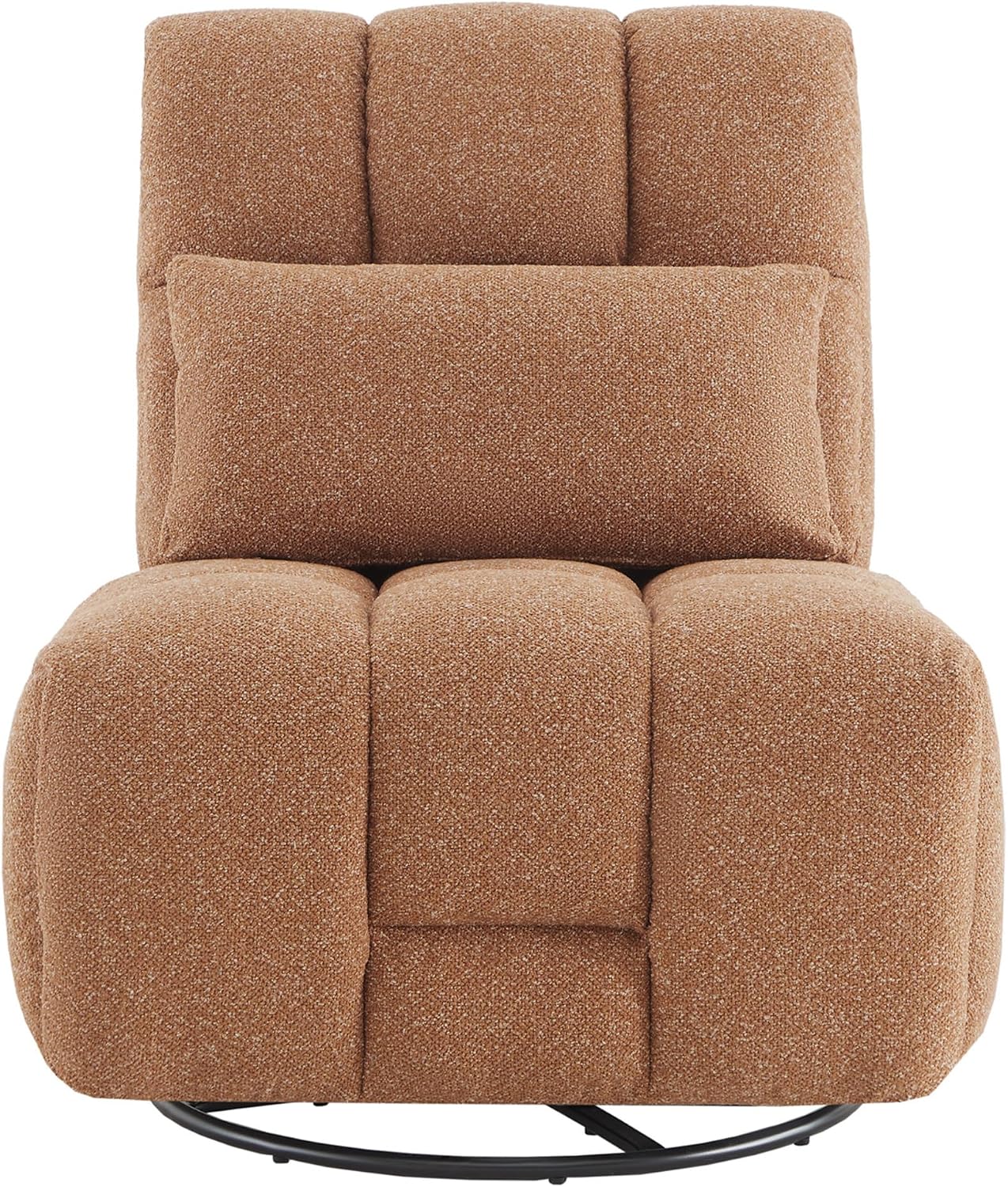 Watson & Whitely Oversized Power Recliner Chair for Adults, Swivel Rocker Recliner Chair with Lumbar Support, Ultra-Comfy Glider Recliner for Living Room Theater Seating Single Sofa, Terracotta