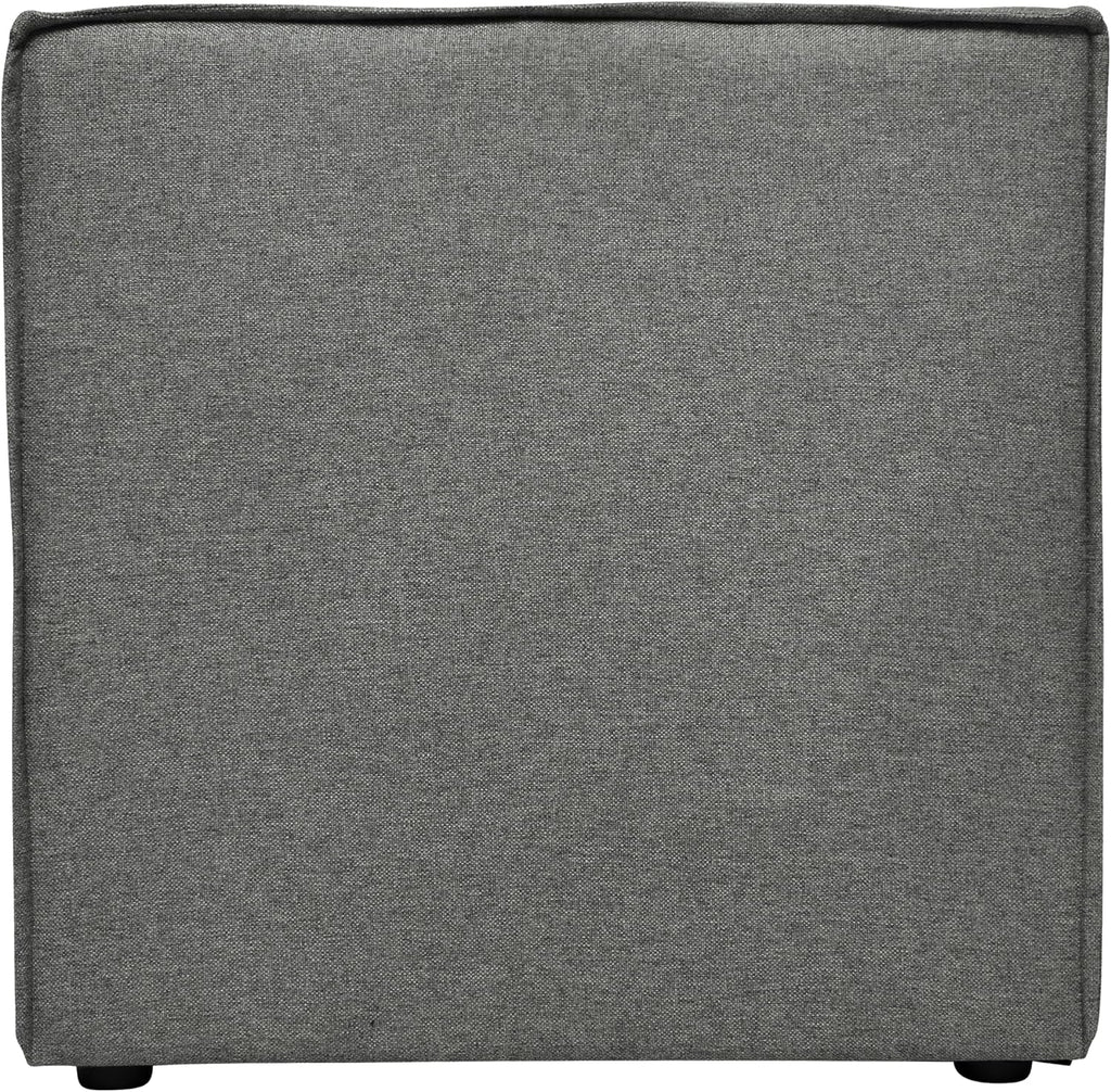 Flash Furniture Bridgetown Fabric Middle Chair Module for Sectional Sofa, Customizable Modular Couch Armless Middle Seat, Dark Gray