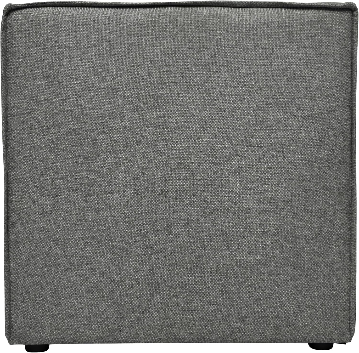 Flash Furniture Bridgetown Fabric Middle Chair Module for Sectional Sofa, Customizable Modular Couch Armless Middle Seat, Dark Gray
