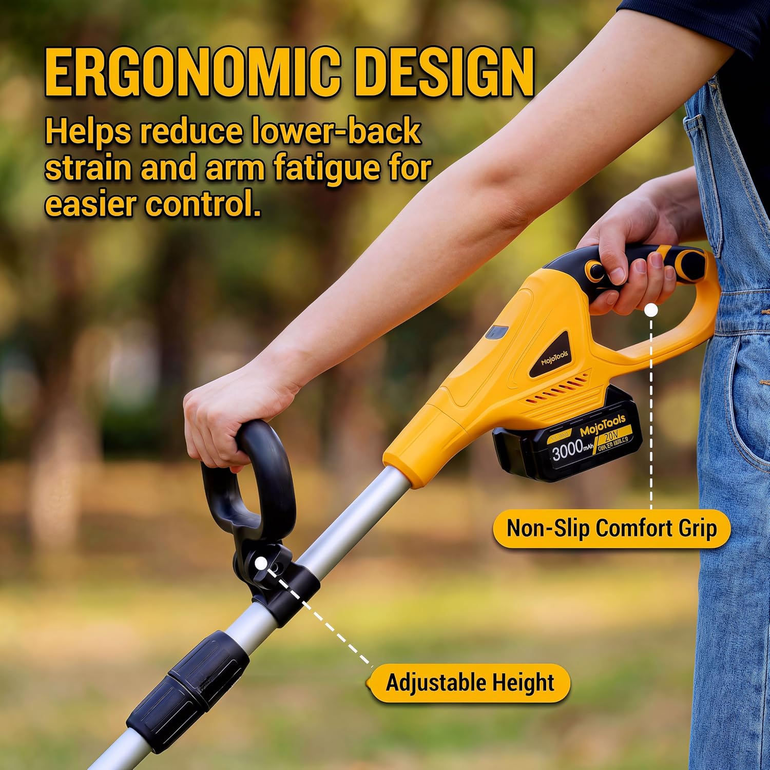 21V Cordless Tiller Cultivator, 360RPM Electric Garden Tiller with 2 x 3.0Ah Batteries, 9-Inch Width & 7-Inch Depth, Lightweight Rototiller for Raised Beds, Flower Beds & Soil Cultivation