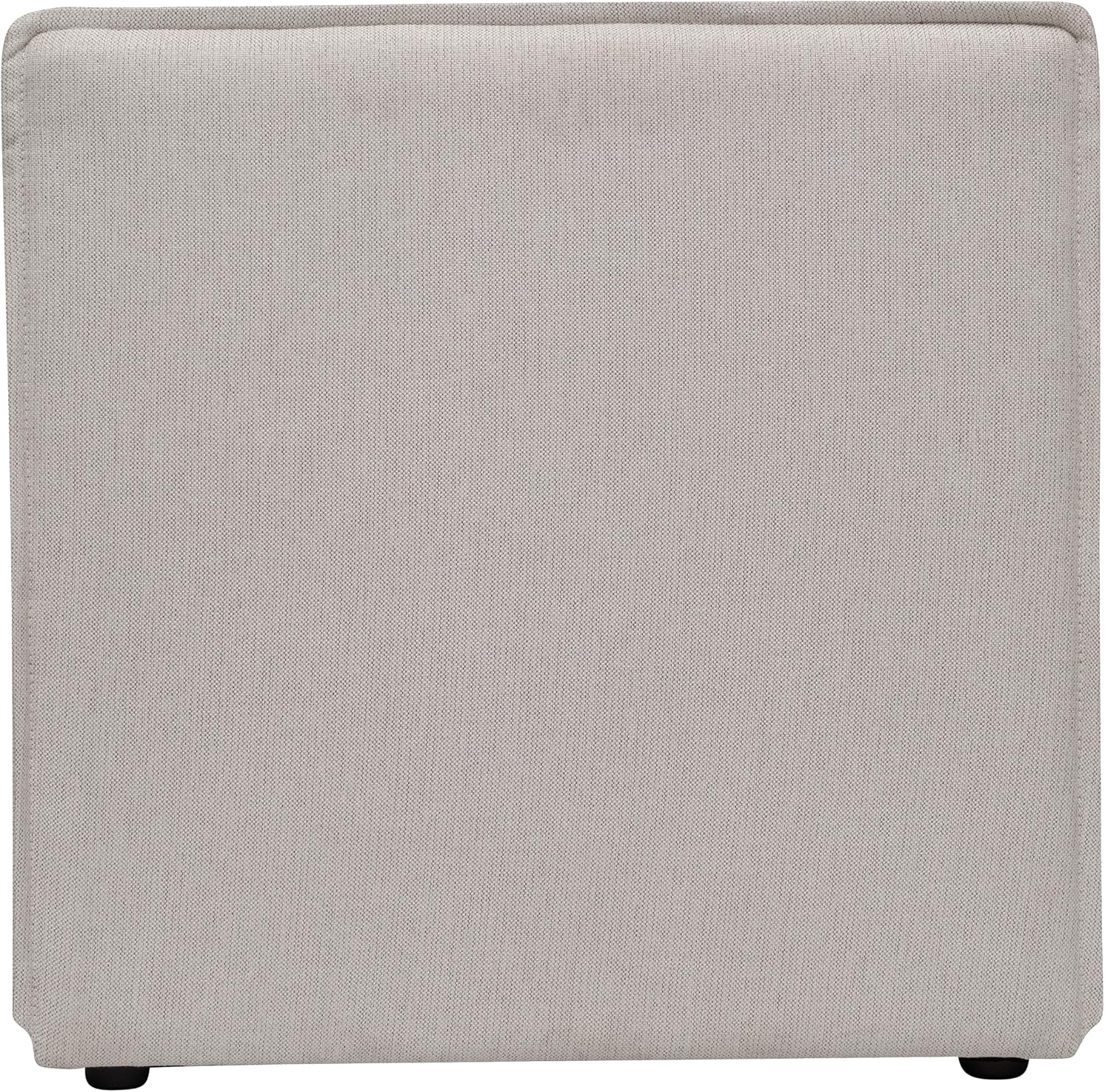 Flash Furniture Bridgetown Fabric Middle Chair Module for Sectional Sofa, Customizable Modular Couch Armless Middle Seat, Cream