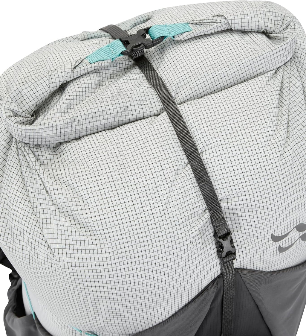 Rab Women's Muon ND Hiking Pack - Lightweight Durable Backpack for Hiking, Trekking, & Backpacking - Pewter/Graphene - 40-Liter (Back Length - Small)