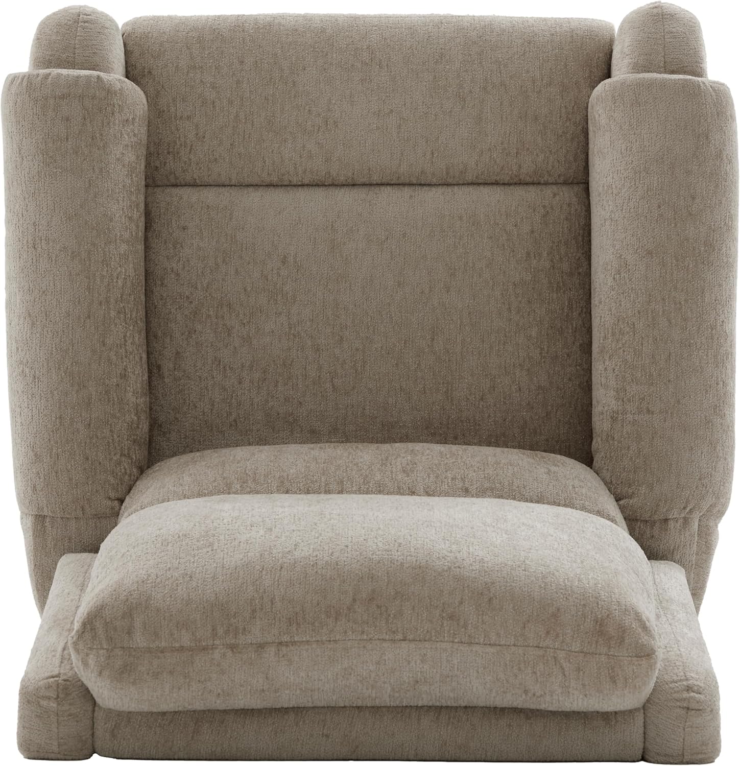 Christopher Knight Home Harper Massage Recliner Chair with 8 Modes, Chenille Upholstered Recliner Sofa, Swivel Massage Chair with a Side Storage Pocket for Living Room/Bedroom,Head Support,Light Brown