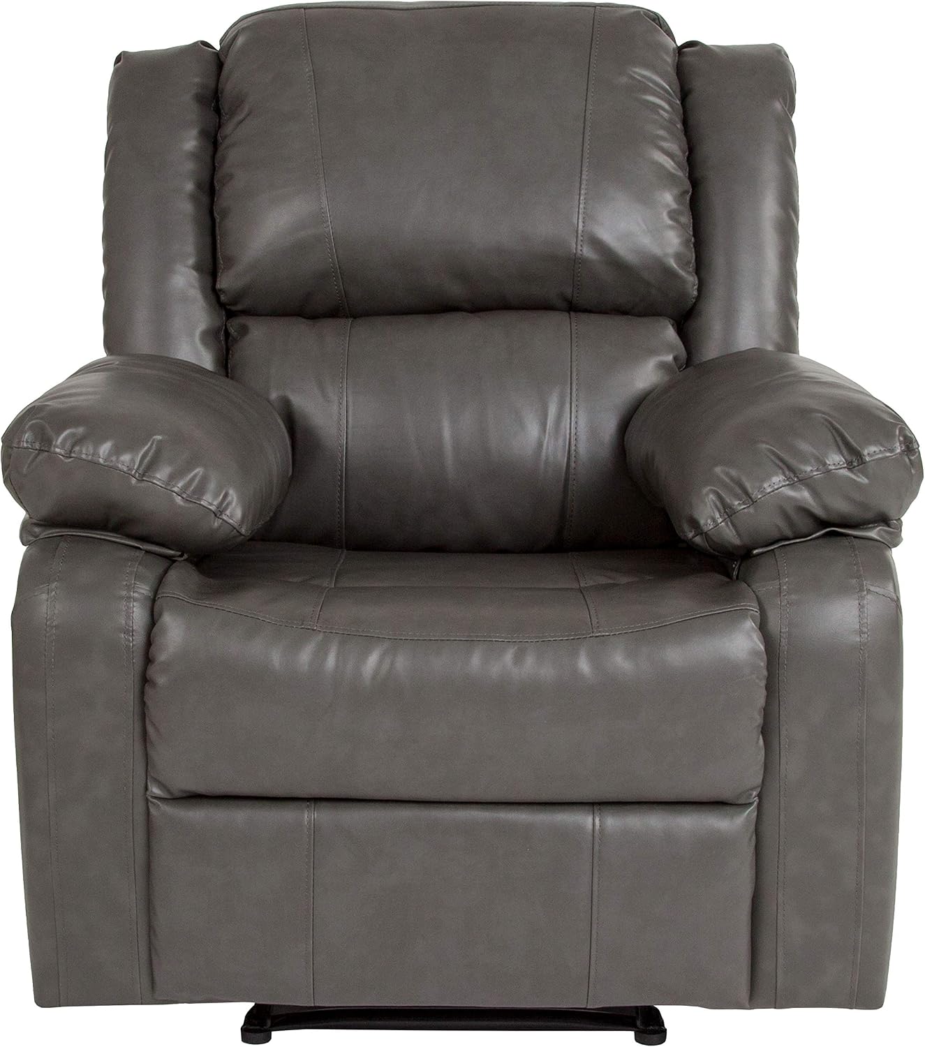 Flash Furniture Harmony Series Gray LeatherSoft Recliner