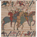 Charlotte Home Furnishings Inc. Duke William Departs No Border French Tapestry Wall Hanging, 29 X 27 Inch, Viscose Cotton And Polyester Blend Wall Art, Perfect For Home Decor And Wall Decor