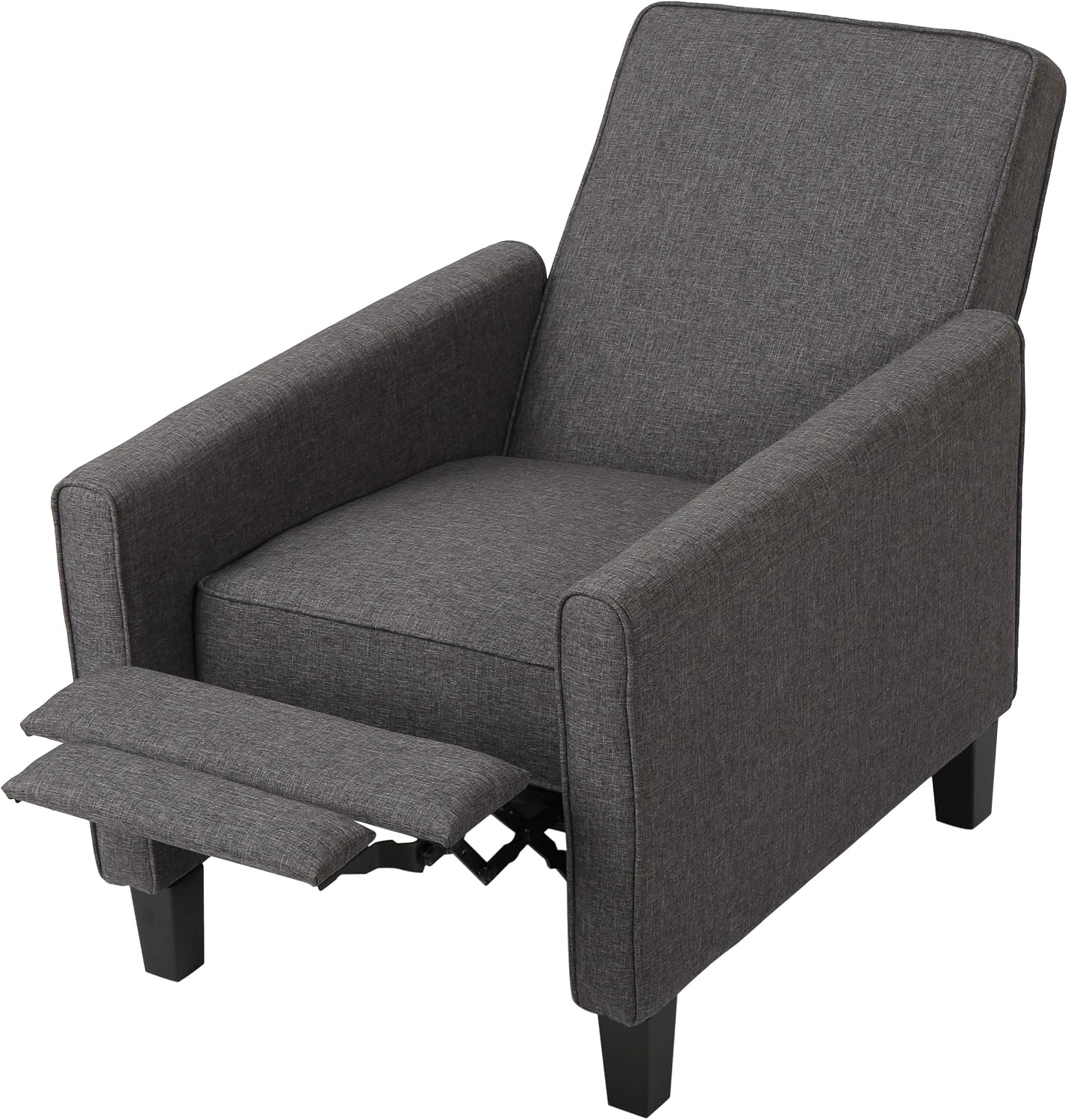 Christopher Knight Home Emmie Fabric Recliner (Set of 2), Smoke, Dark Brown
