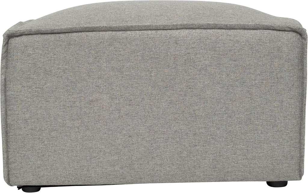 Flash Furniture Bridgetown Fabric Ottoman Module for Sectional Sofa, Customizable Modular Couch Ottoman, Gray