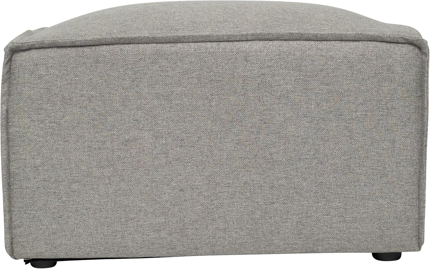 Flash Furniture Bridgetown Fabric Ottoman Module for Sectional Sofa, Customizable Modular Couch Ottoman, Gray