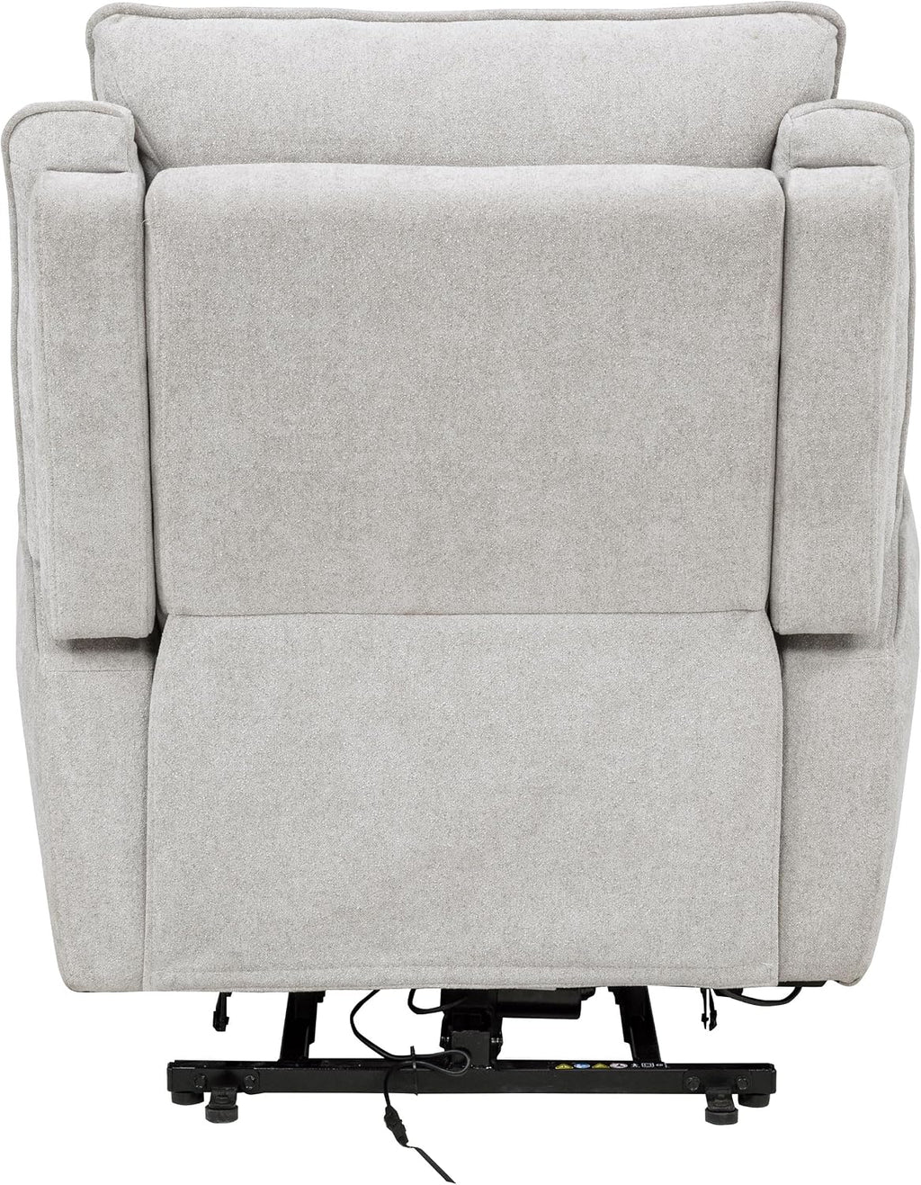 Coaster Home Furnishings - Sylmar - Dual Power Lift Recliner Chair with Adjustable Headrest, Wired Remote, Two USB Ports and Chenille Upholstery - Living Room - Dove Grey - 610524PP