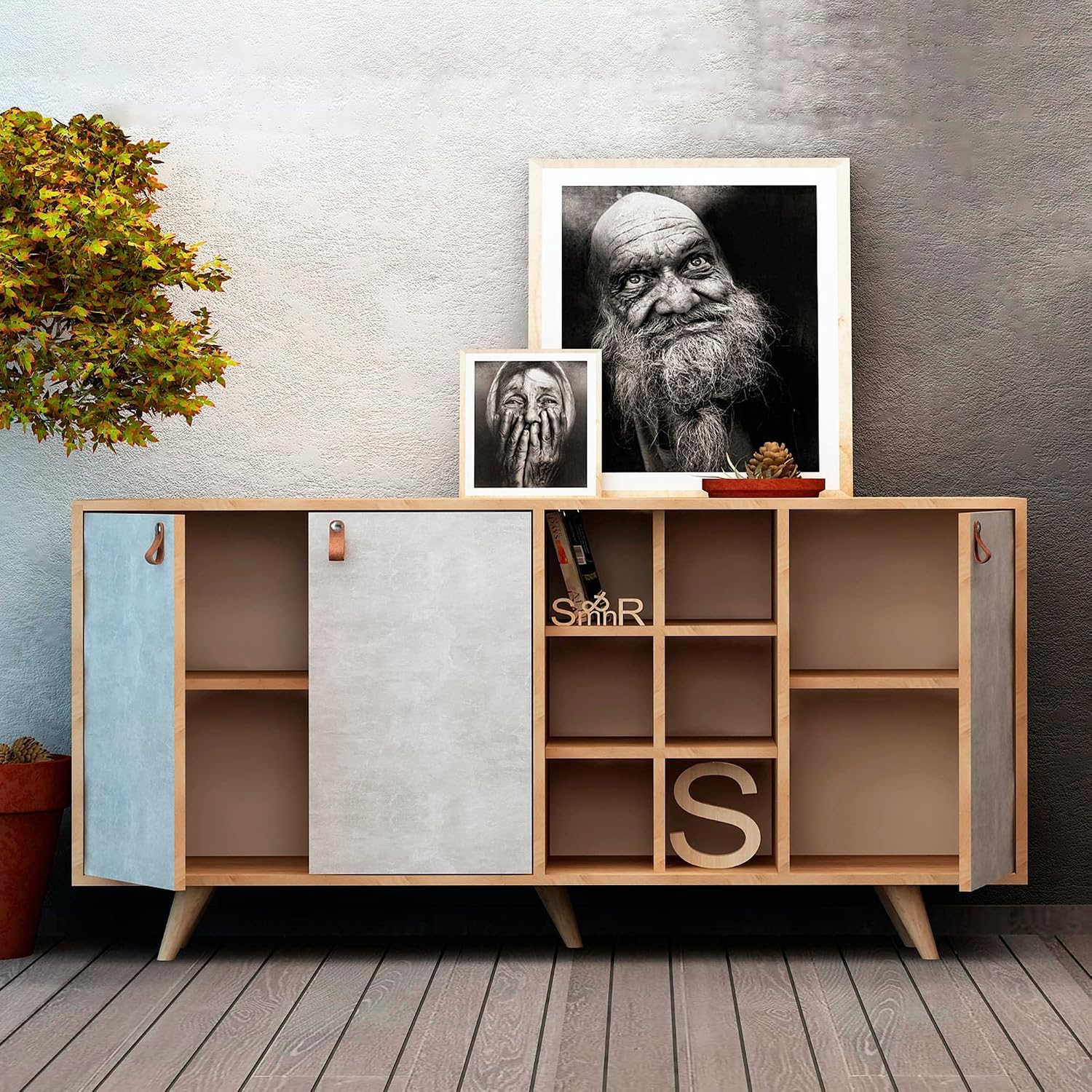 WELL HOME MOBILIARIO & DECORACIÓN White Oak Furniture with 100% Chipboard