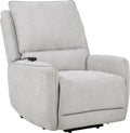 Coaster Home Furnishings - Sylmar - Dual Power Lift Recliner Chair with Adjustable Headrest, Wired Remote, Two USB Ports and Chenille Upholstery - Living Room - Dove Grey - 610524PP