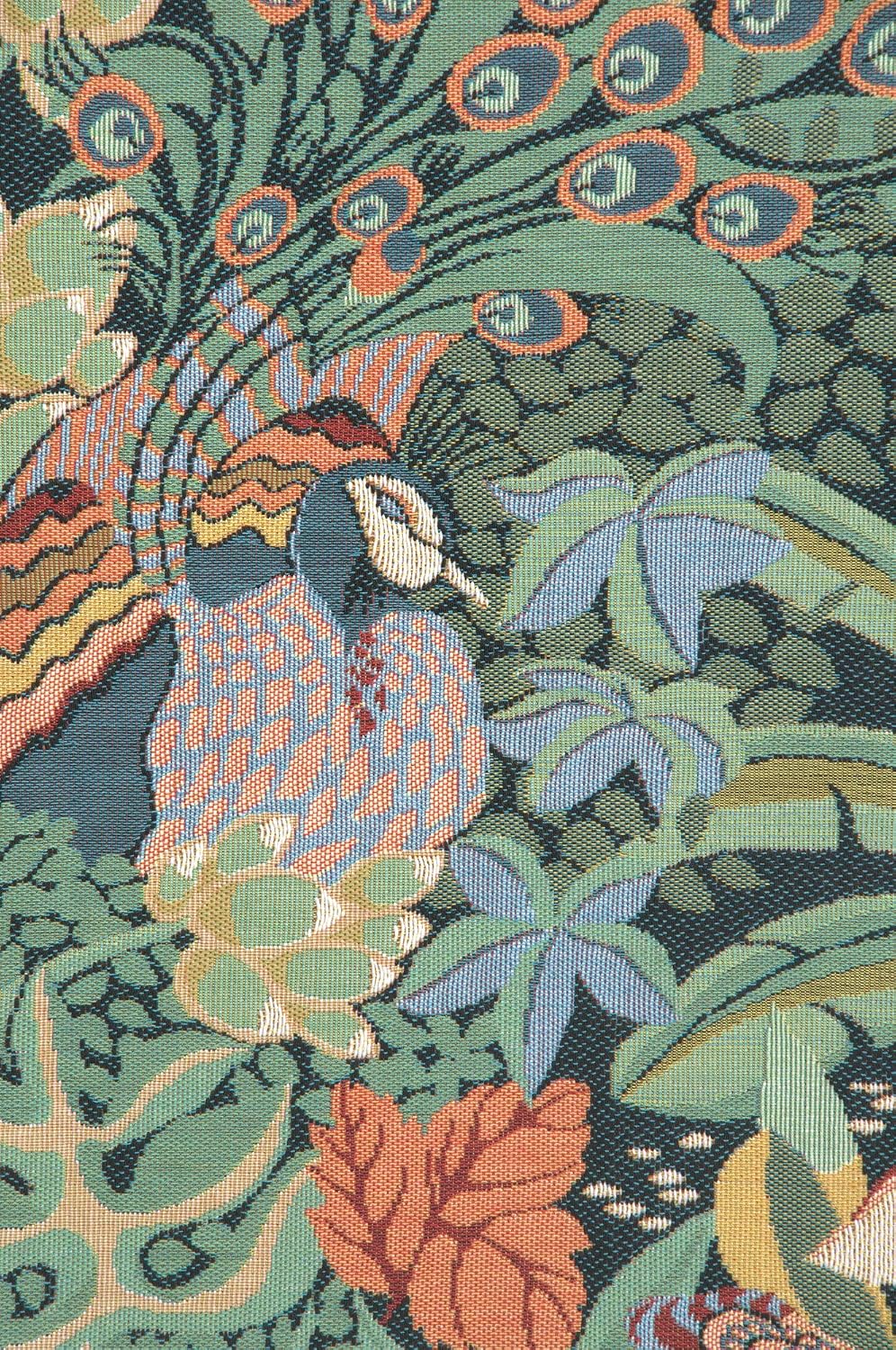 Charlotte Home Furnishings Inc. Jungle And Four Birds French Tapestry Wall Hanging, 20 x 30 Inch, Viscose Cotton and Polyester Blend Wall Art, Perfect For Home Decor, Wall Decor by Anne Leurent