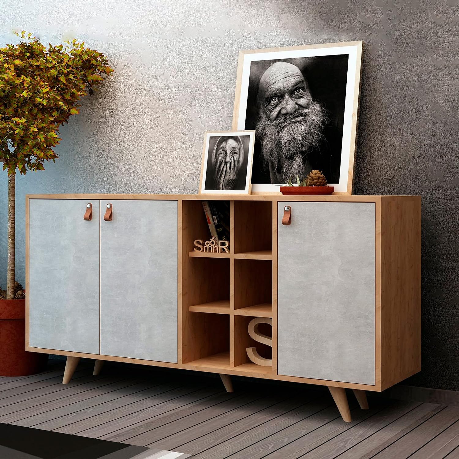 WELL HOME MOBILIARIO & DECORACIÓN White Oak Furniture with 100% Chipboard