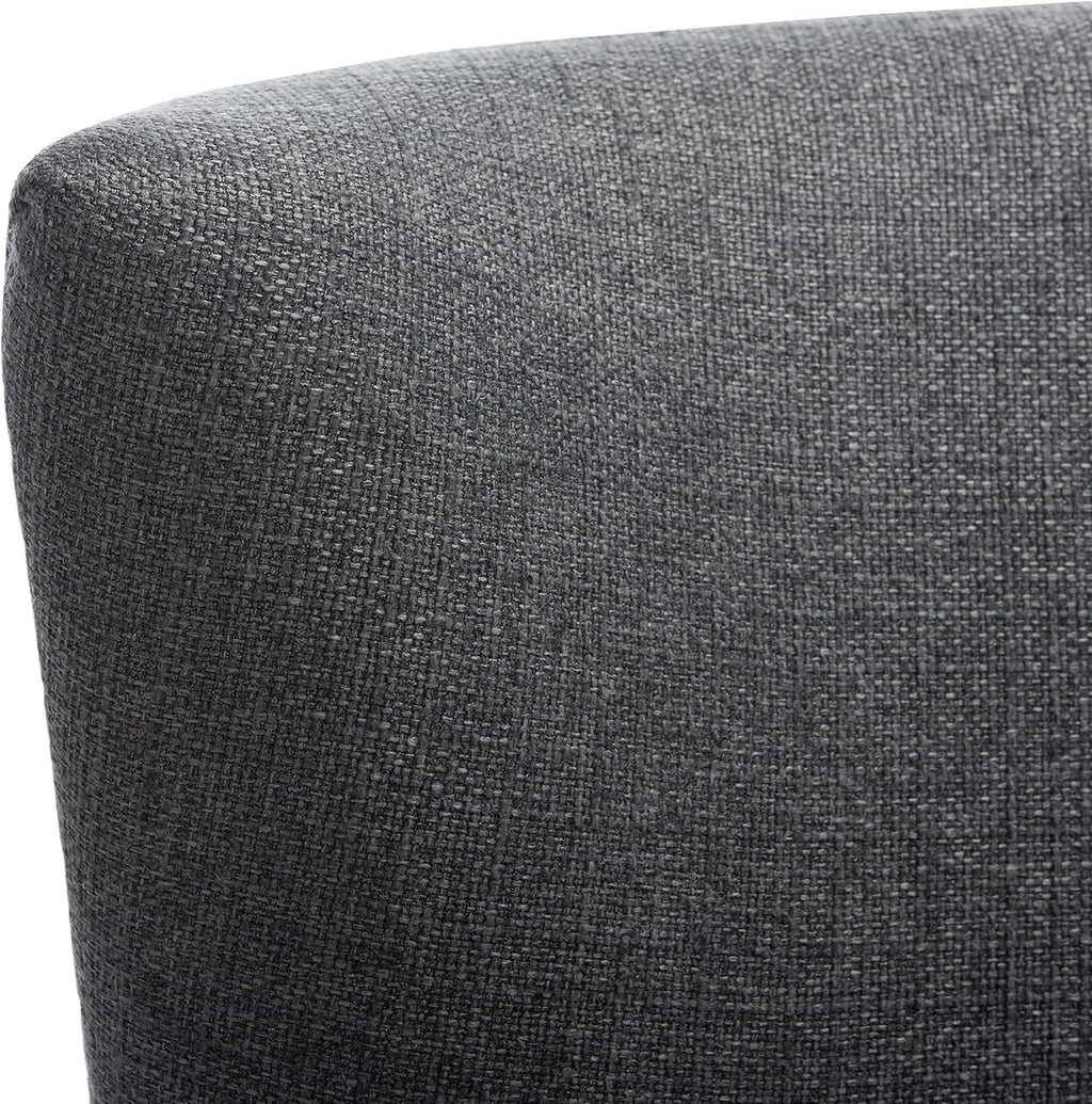 SAFAVIEH Home Collection Delfino Dark Grey/Natural Accent Chair
