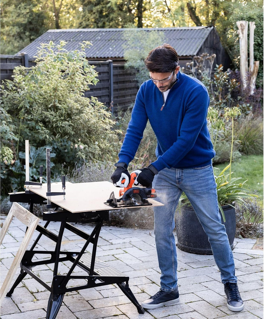 BLACK+DECKER Workmate 825 Deluxe Dual-Height Workbench, WM825-XJ