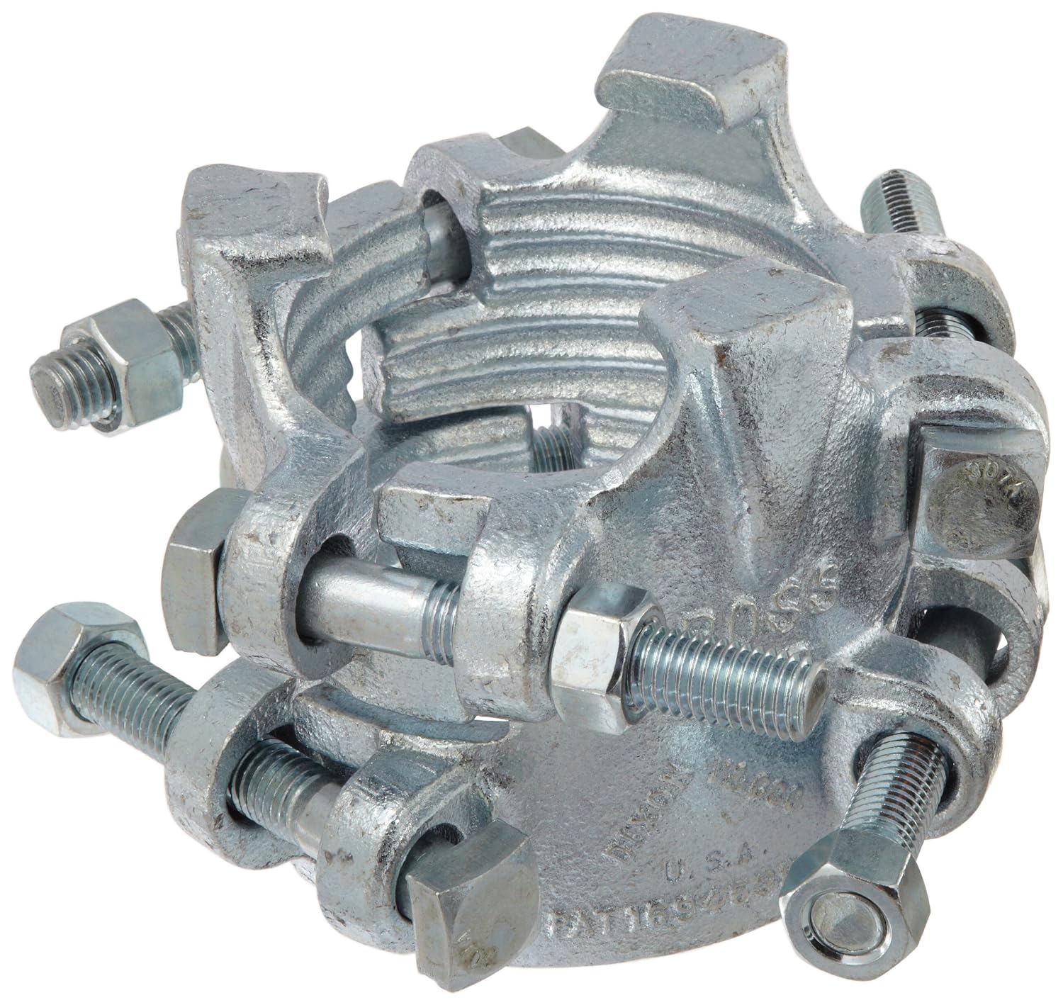 Dixon BS39 Plated Iron Boss Clamp, 3' Hose ID, 4-16/64' - 4-52/64' Hose OD