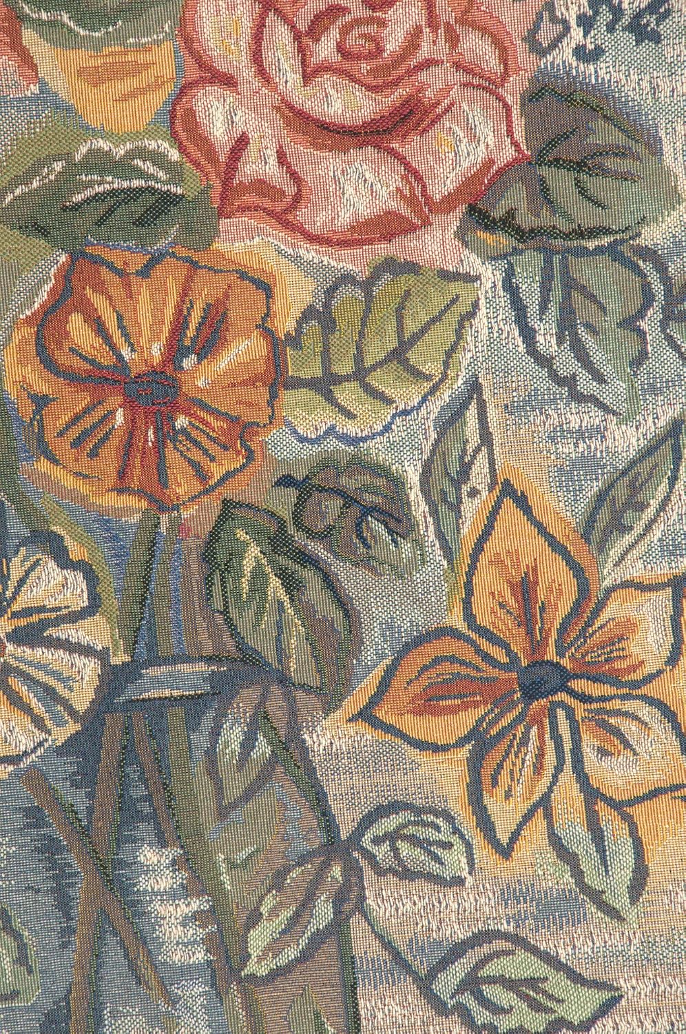 C Charlotte Home Furnishings Inc Modern Style Bouquet French Tapestry Wall Hanging Viscose Cotton and Polyester Blend Art 58x44 Inch Home Decor Accent