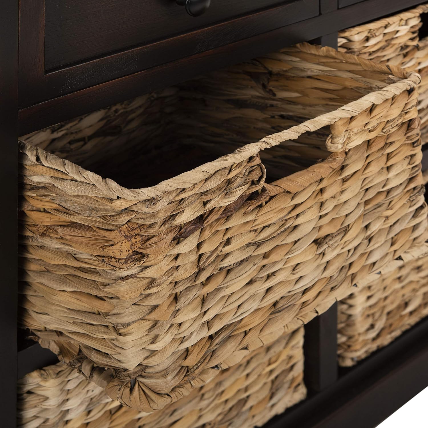 SAFAVIEH Furniture - Herman 2-Drawer Storage Unit - Brown - Solid Wood - Classic Storage Design - Ideal for Living Room, Entryway, Home Office, 29' W x 13' D x 27.5' H - Fully Assembled (AMH5702F)