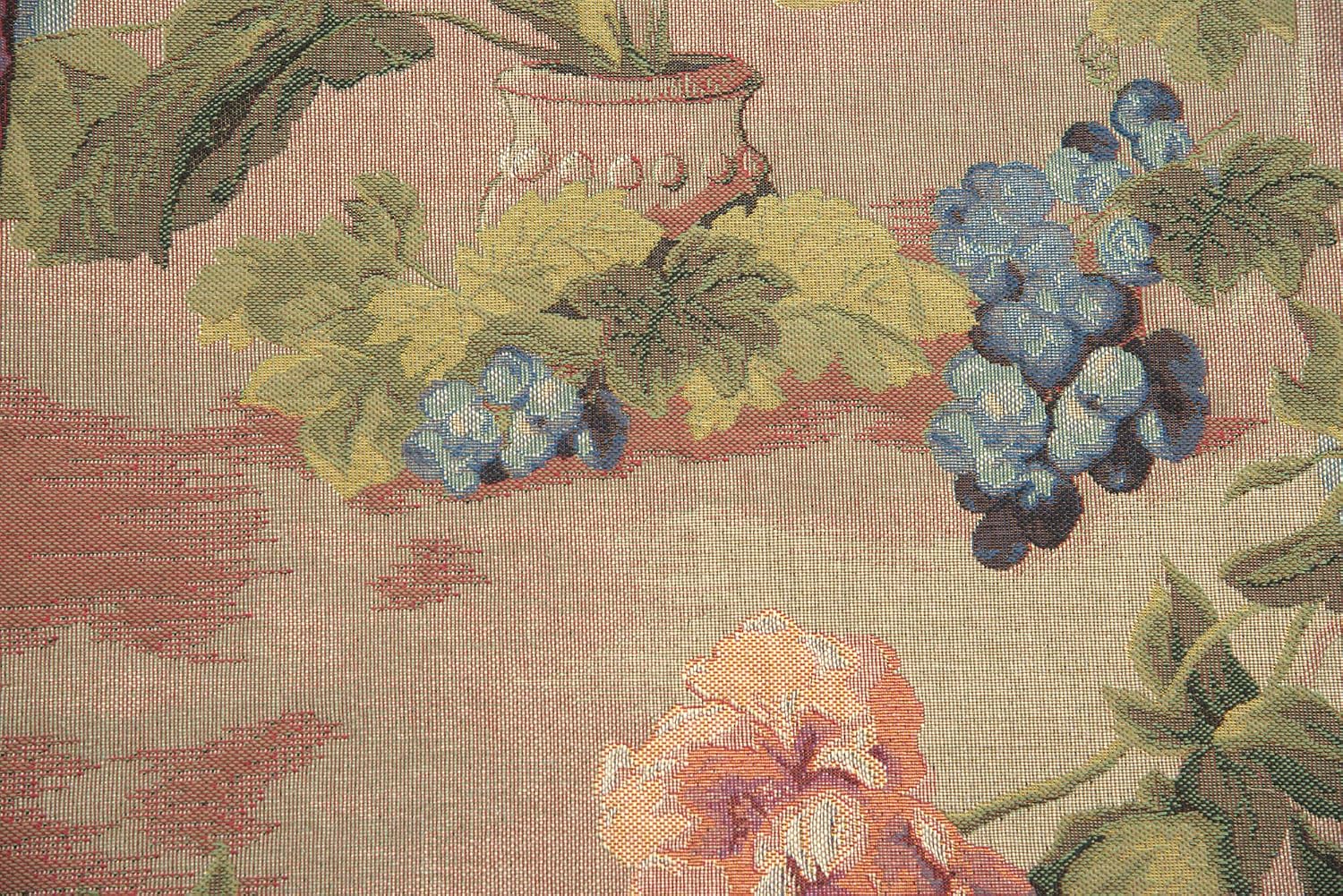Charlotte Home Furnishings Inc. Mandolin French Tapestry Wall Hanging, 44 x 58 Inch, Viscose Cotton and Polyester Blend Wall Art, Woven In France, Perfect For Home Decor And Wall Decor