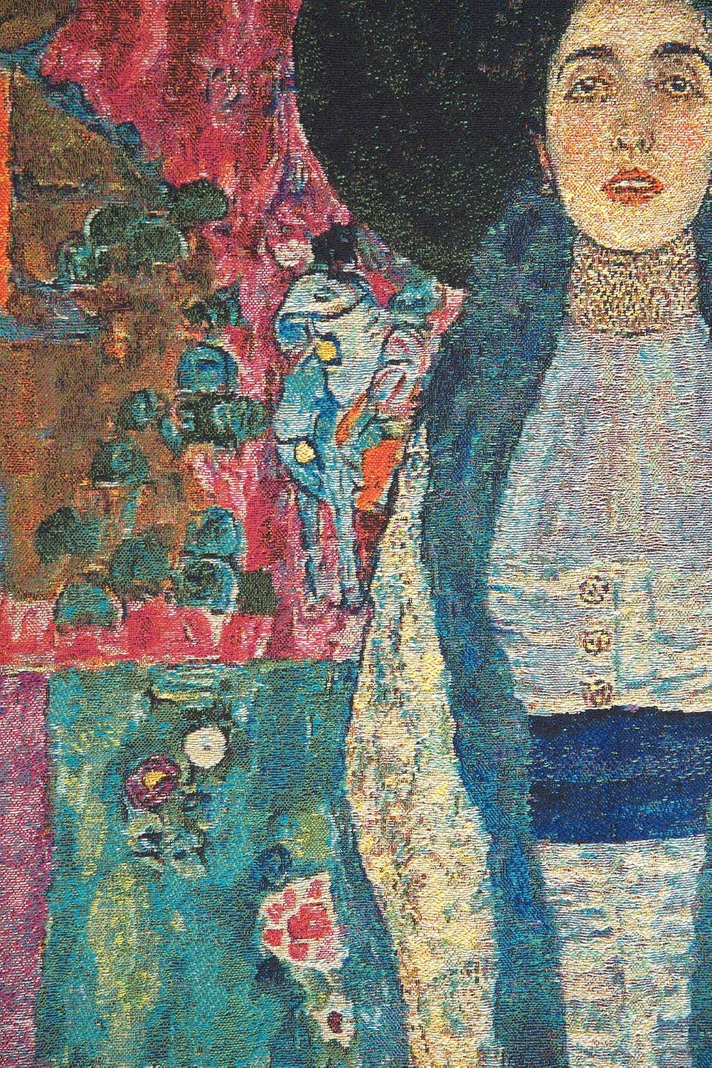 C Charlotte Home Furnishings Inc Adele Block-Bauer European Tapestry Wall Hanging | Viscose Cotton and Polyester Blend Wall Art | 28 in. x 18 in | Home Decor Accents | Inspired by Gustav Klimt