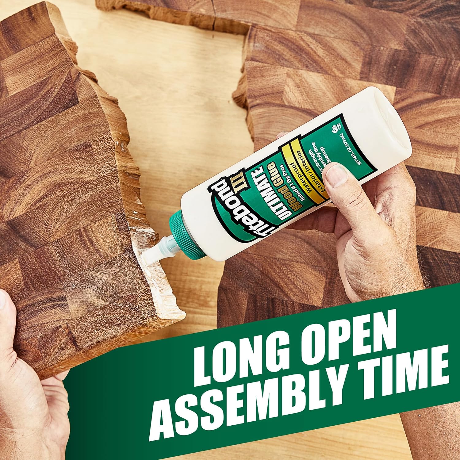 Bora 4-Piece Clamp Set and Titebond 16oz Wood Glue Bundle
