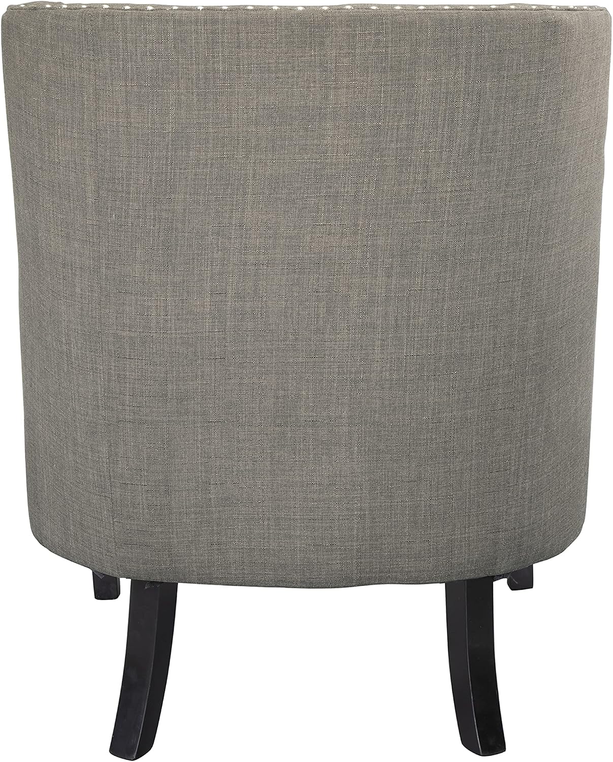 Lexicon Accent Chair Reading Chair Comfy Chair for Bedroom, Upholstered Armchair with Solid Wood Frame, Tufted Cushion Nail Head Trim, Single Sofa Chair for Living Room, Office, Tan Chenille
