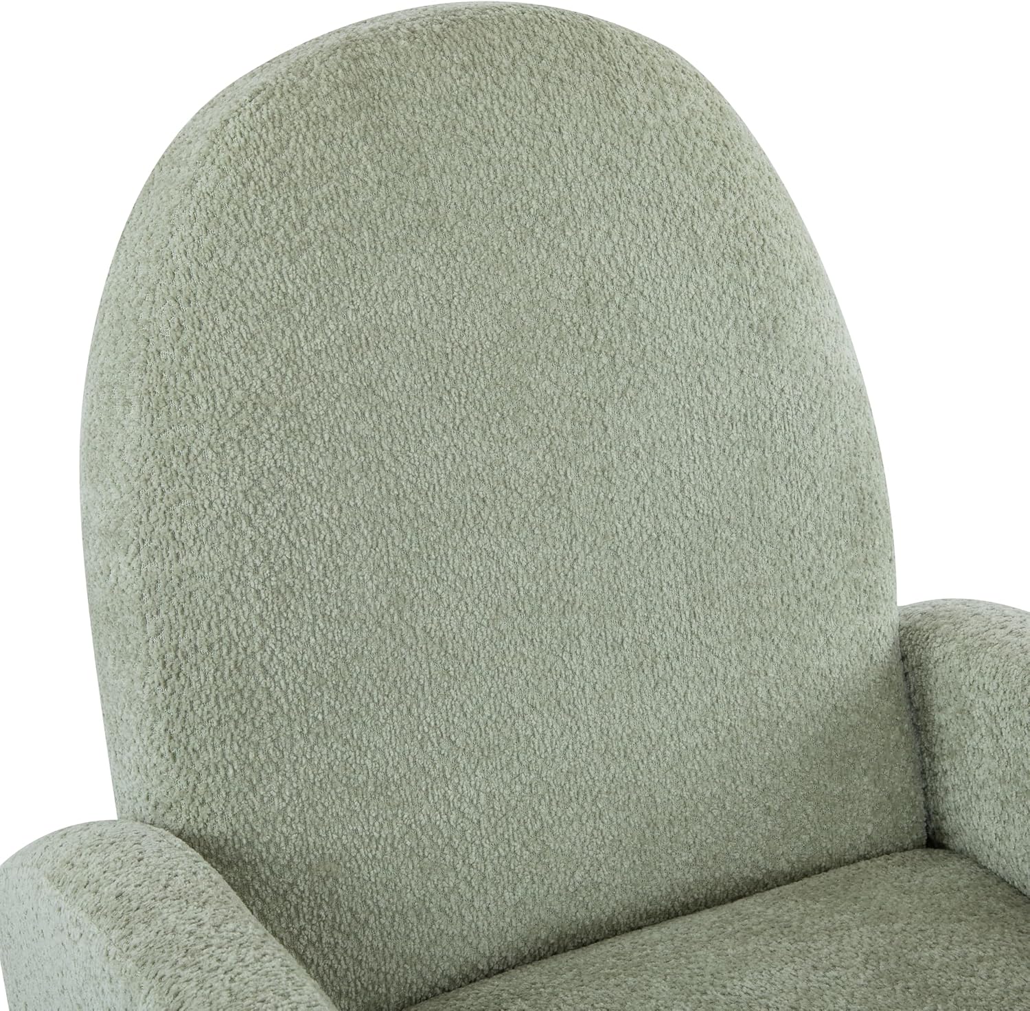 Christopher Knight Home Sidney Boucle Fabric Upholstered 360° Swivel Chair, Push-Back Recliner, Solid Wood Glider Recliner with Rotation, Living Room Lounge Chair, Adjustable Backrest, Greyish Green